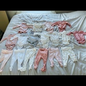 H&M clothes size 0-3 months